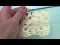 How To Crochet Granny Square And How To Join As You Go Tutorial Pattern #9