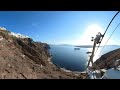 Santorini , Fira 360 Cable railway, Insta 360 GO X2 test