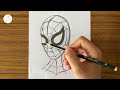 How to draw Spiderman | Spiderman drawing step by step | easy Drawing ideas for beginners | Drawing