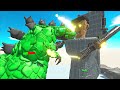 Godzilla vs Skibidi Toilet and Cameraman - Animal Revolt Battle Simulator