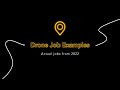 Real Commercial Drone Job Examples | 2022 Drone Work Samples