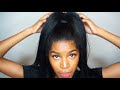 High Ponytail using Clip ins Ft. KnappyHair Extensions