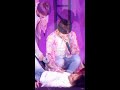 Taehyung touching Jungkook's heart | Jungkook pretends to faint on stage | #taekook #vkook
