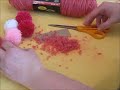 How to Make Pom Poms from Yarn