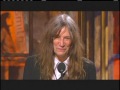 Patti Smith accepts award Rock and Roll Hall of Fame Inductions 2007