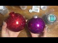 Christmas Crafts: How To Make Basic Polycrylic Glitter Christmas Ornaments