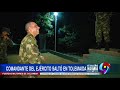 General Zapateiro, Comandante del Ejército, demuestra su destreza como paracaidista