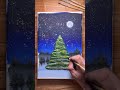 Let's paint a Christmas Tree in a Snowy Winter Landscape with Artify Brushes! ✨🎄 || Christmas Art! 🎨