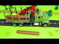 Tractor, Concrete Mixer and Fire Truck for Kids