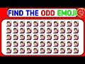 FIND THE ODD EMOJI OUT by Spotting The Difference! 92 #emoji #puzzle #emojichallenge#oddoneemojiout