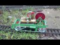 Meccano steam train - real steam!