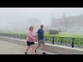 Bray beach county Wicklow Ireland 🇮🇪 ☘️| 4k walking tour Ireland | Foggy day on Beach 🏖️