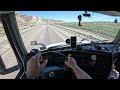 POV Truck Driving USA 4K Wyoming #truckdriver
