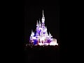 Fairy godmother lights the castle