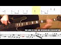 Red Hot Chili Peppers - Mellowship Slinky in B Major (Bass Line w/tabs and standard notation)