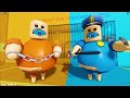 BABY BARRY BULLY Vs BABY NERD BARRY in BARRY'S PRISON RUN! New Scary Obby (#Roblox)