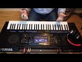 Jingle Bells - on Yamaha PSR SX900, eight default instruments voices.