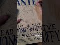 One Piece- diy Luffy wanted poster new bounty. Like and subscribe also follow me on tiktok #OnePiece