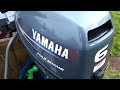Yamaha 6hp Outboard Test Run
