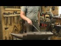 Blacksmithing - Forging the play button (100k giveaway)