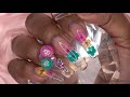 Acrylic Nails for Beginners with Dual Forms - Candy Balls Encapsulated Nails