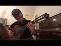 J.S.Bach - BWV 775 - Invention 4 -- Guitar transcription