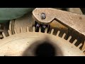 READ Repairs #003 Part VI  Eighteenth century three-train spring clock minute wheel uprighting.