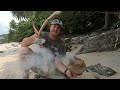 Desert Island Survival | How To Create FIRE with a Knife | Catch and Cook