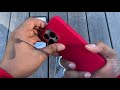 iPhone 13 Pro [Gold] Quick Unboxing | Outdoor Unboxing | Apple Clear & Red Silicon Cases