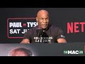 Mike Tyson: “In that ring, we’re not going to be friends” | Tyson vs. Paul Press Conference