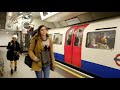 London Underground: Christmas crowds at Oxford Circus station