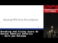 Breaking And Fixing Azure AD Device Identity Security by Dirk-jan Mollema