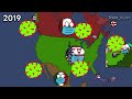 History of USA (1492-2023) Countryballs Best version