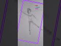 Grace in Motion: how to draw a girl step by step drawing ❤️❤️💯💯💯#drawing #artdrawing