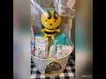 Bumble theme Baby shower Giftbasket #giftbasketideas #babyshower#diygiftbasket #babygirl #viral