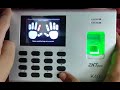 How to configure fingerprint (ZKTecho k40) Device in AARKS.