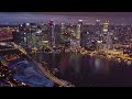 Singapore 4K drone view • Amazing Aerial View Of Singapore | Relaxation film with calming music