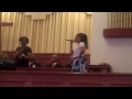 Daughter Sings at Mom's Funeral