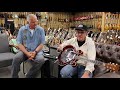 Norm presents Joe Bonamassa with a Vincent Bell Guitar at Norman's Rare Guitars