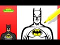 Como DESENHAR o BATMAN - Como DIBUJAR a BATMAN - How to DRAW BATMAN