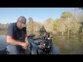 Catching spawning crappie on cypress trees at Toledo bend Reservoir.