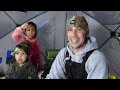 CRAPPIES! Ice Fishing Late Ice (LOTS OF ACTION)