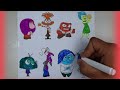 Inside Out 2 Coloring Book Compilation_Joy Sadness Anger Fear Disgust Anxiety Envy Embarrassment/art