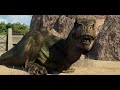 SCORPIOS REX vs T REX vs INDORAPTOR vs ALL LARGE CARNIVORE BATTLE - Jurassic World Evolution 2