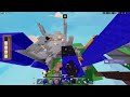 Playing 5v5 Roblox Bedwars (w/ my friends)