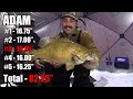 Smallmouth Bass 1 vs 1 Smash! | Ice Fishing