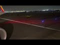 Gorgeous night landing in Dallas, TX flight (DEN - DAL)