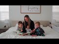 SOLO MOM NIGHT TIME ROUTINE WITH A NEWBORN + 2 TODDLERS 2022