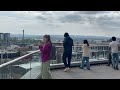 Glasgow West and South from Rooftop Terrace .Sorry about the wind.