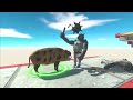 RUN and ESCAPE from SPIKE TRAP - Animal Revolt Battle Simulator
